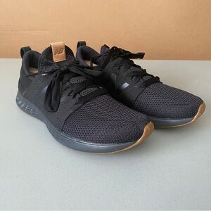 New Balance Men's Black and Tan Athletic Shoes